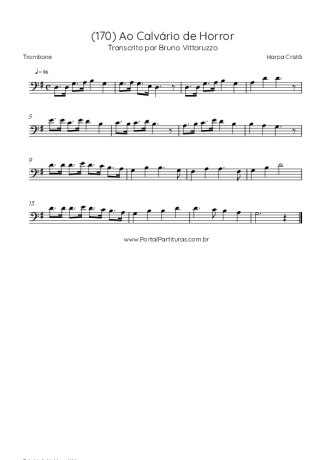 Harpa Cristã  score for Trombone