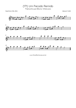 Harpa Cristã  score for Alto Saxophone