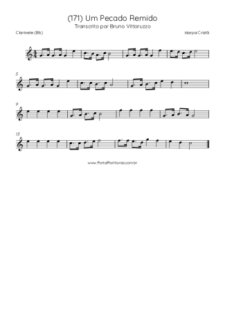 Harpa Cristã  score for Clarinet (Bb)