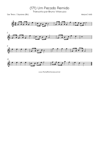 Harpa Cristã  score for Tenor Saxophone Soprano (Bb)