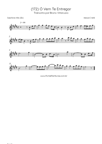 Harpa Cristã  score for Alto Saxophone