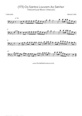 Harpa Cristã  score for Cello