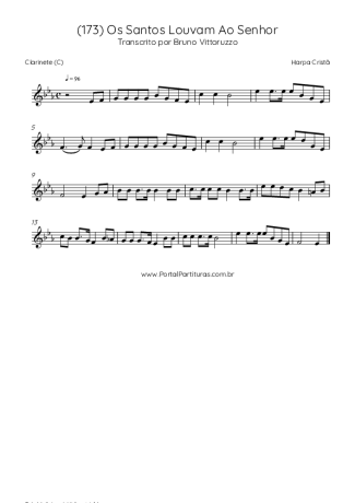 Harpa Cristã  score for Clarinet (C)