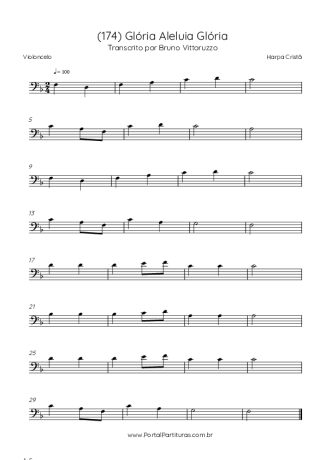 Harpa Cristã  score for Cello