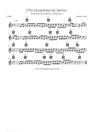 Harpa Cristã (176) Sacerdotes Do Senhor score for Acoustic Guitar