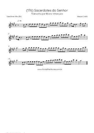 Harpa Cristã  score for Alto Saxophone