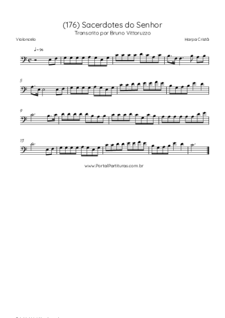 Harpa Cristã (176) Sacerdotes Do Senhor score for Cello