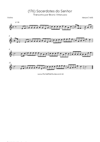 Harpa Cristã  score for Violin