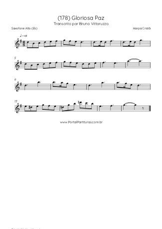 Harpa Cristã  score for Alto Saxophone