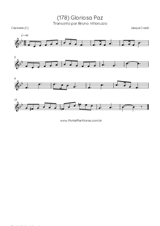 Harpa Cristã  score for Clarinet (C)