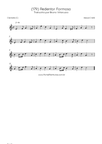 Harpa Cristã  score for Clarinet (C)