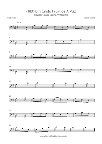 Harpa Cristã  score for Trombone