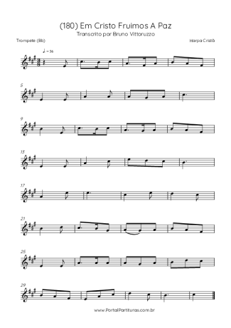 Harpa Cristã  score for Trumpet