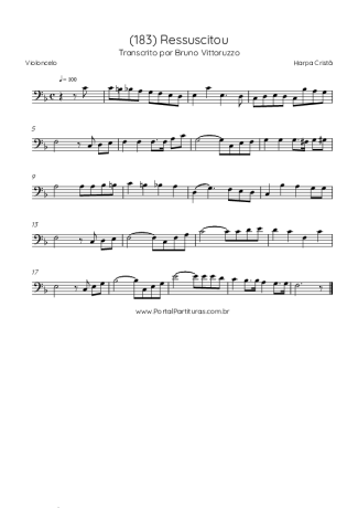 Harpa Cristã  score for Cello