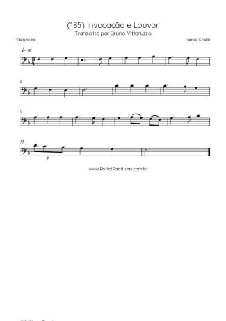 Harpa Cristã  score for Cello