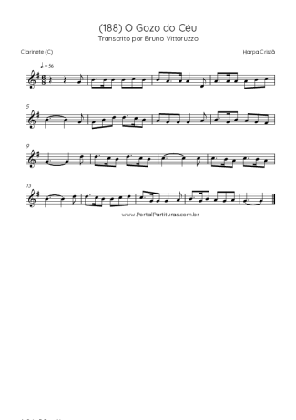 Harpa Cristã  score for Clarinet (C)