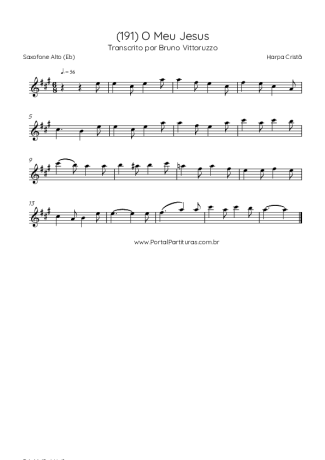 Harpa Cristã  score for Alto Saxophone