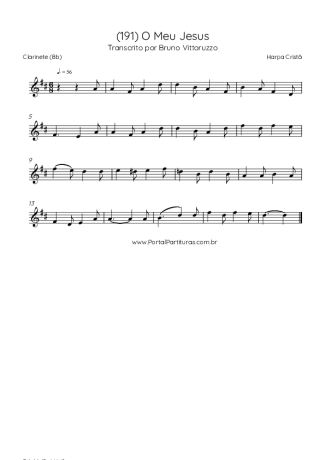 Harpa Cristã  score for Clarinet (Bb)