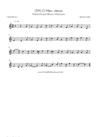 Harpa Cristã  score for Clarinet (C)