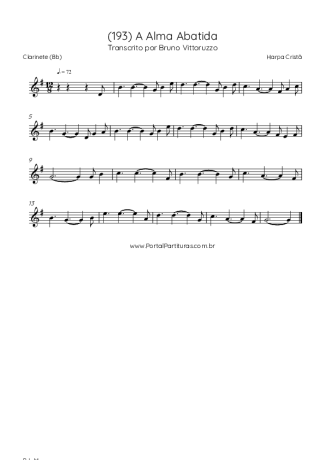 Harpa Cristã  score for Clarinet (Bb)