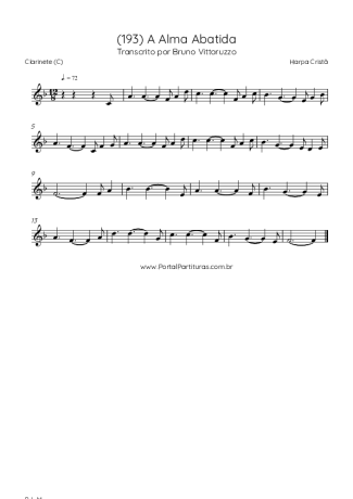 Harpa Cristã  score for Clarinet (C)