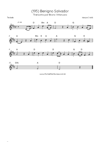 Harpa Cristã  score for Keyboard