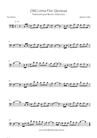 Harpa Cristã  score for Trombone