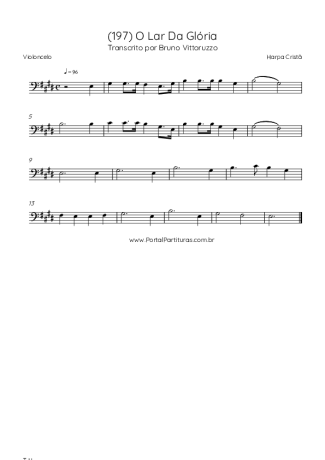 Harpa Cristã  score for Cello