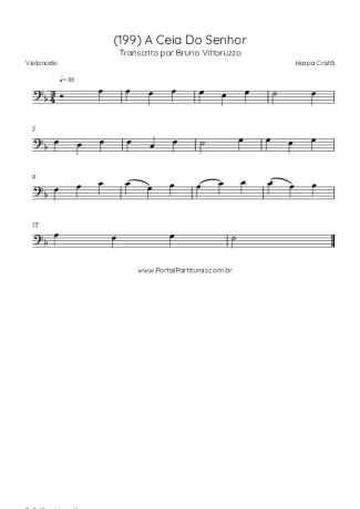 Harpa Cristã  score for Cello