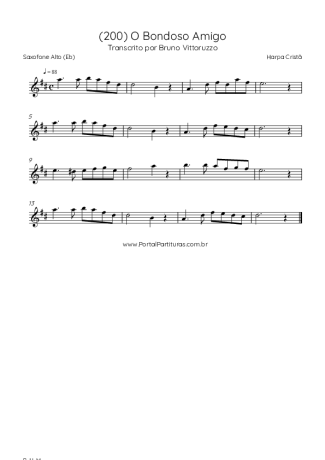 Harpa Cristã  score for Alto Saxophone