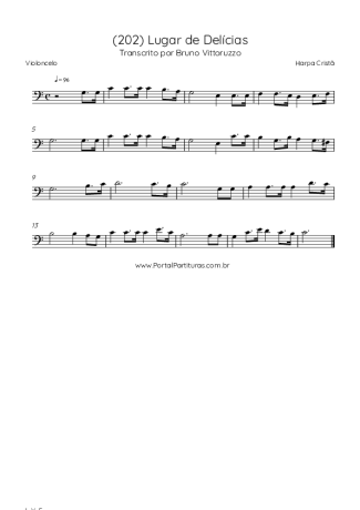 Harpa Cristã  score for Cello