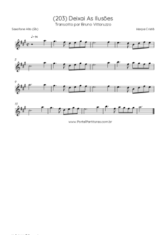 Harpa Cristã  score for Alto Saxophone