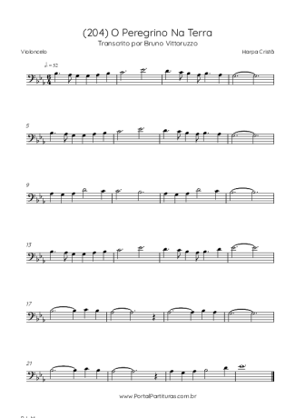 Harpa Cristã  score for Cello