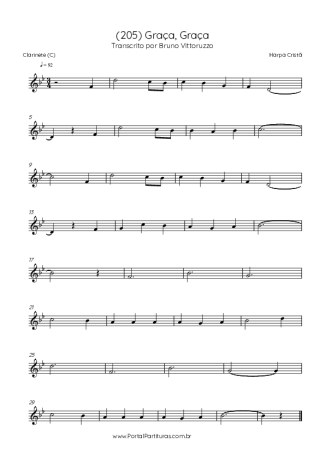 Harpa Cristã  score for Clarinet (C)