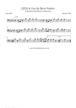 Harpa Cristã  score for Cello