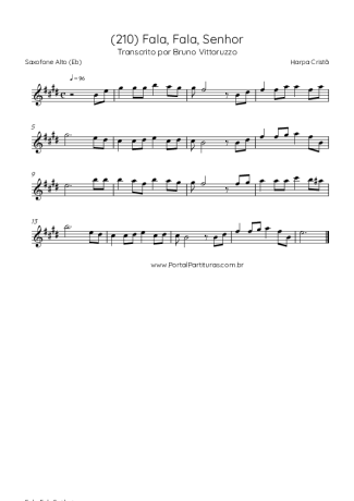 Harpa Cristã  score for Alto Saxophone