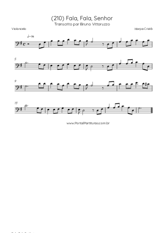 Harpa Cristã  score for Cello