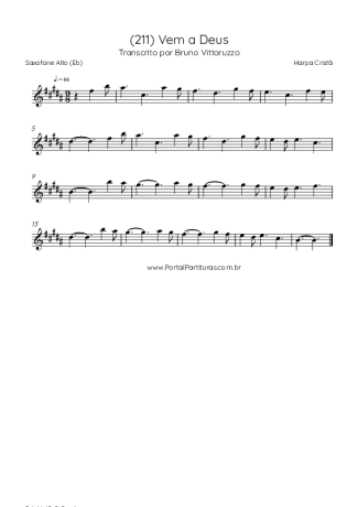 Harpa Cristã  score for Alto Saxophone