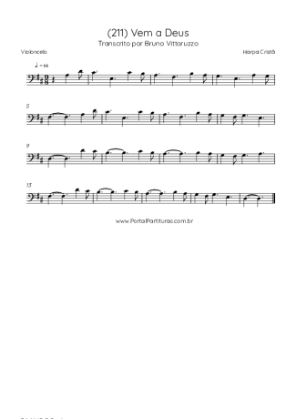 Harpa Cristã  score for Cello