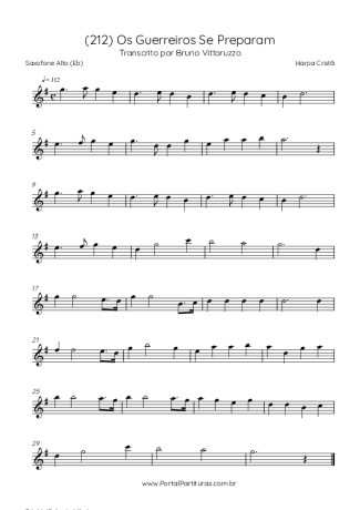 Harpa Cristã  score for Alto Saxophone