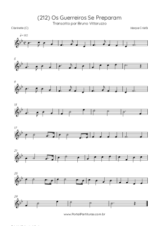 Harpa Cristã  score for Clarinet (C)