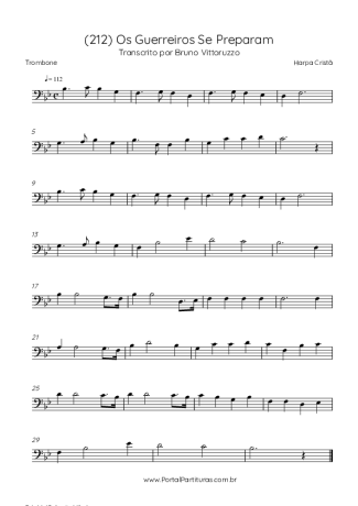 Harpa Cristã  score for Trombone