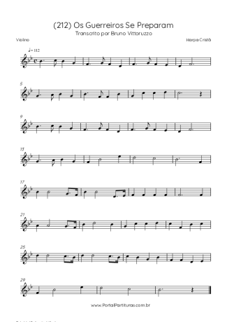 Harpa Cristã  score for Violin