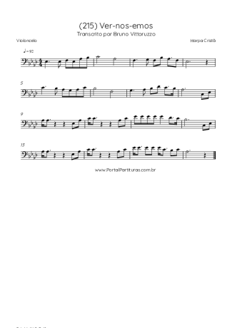 Harpa Cristã  score for Cello