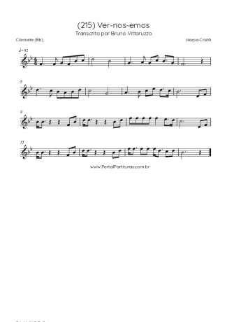 Harpa Cristã  score for Clarinet (Bb)