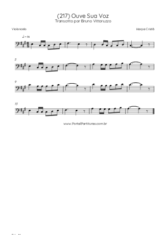 Harpa Cristã  score for Cello