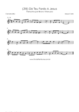 Harpa Cristã  score for Clarinet (Bb)