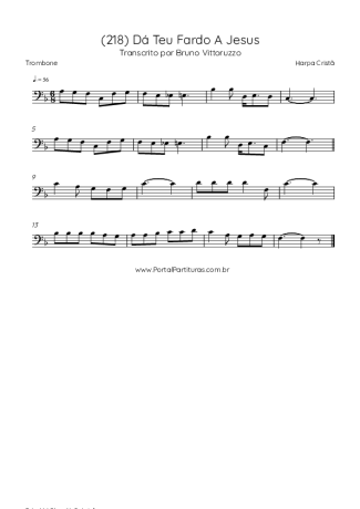 Harpa Cristã  score for Trombone