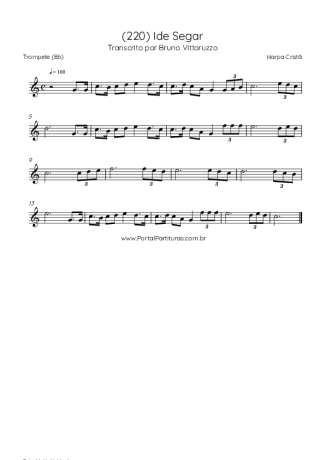 Harpa Cristã (220) Ide Segar score for Trumpet