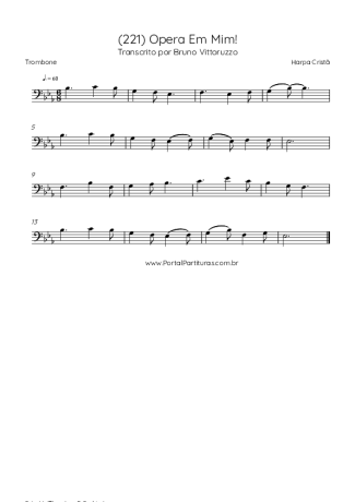 Harpa Cristã  score for Trombone